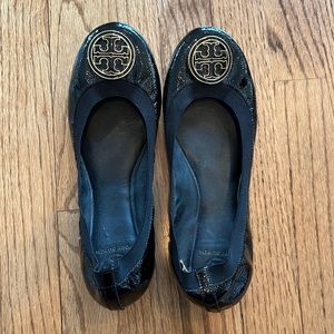 Black Tory Burch Flats
